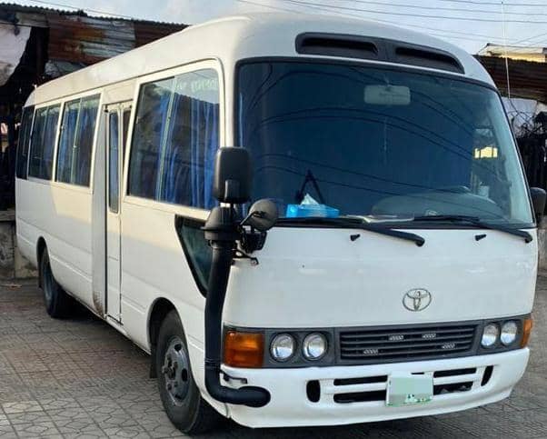 Coaster BUS for rent by FEEN LUXURY RENTALS