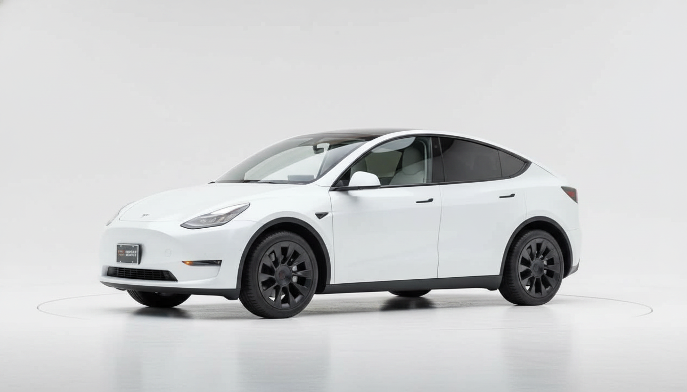 Tesla Model Y for rent by Dev Leasing