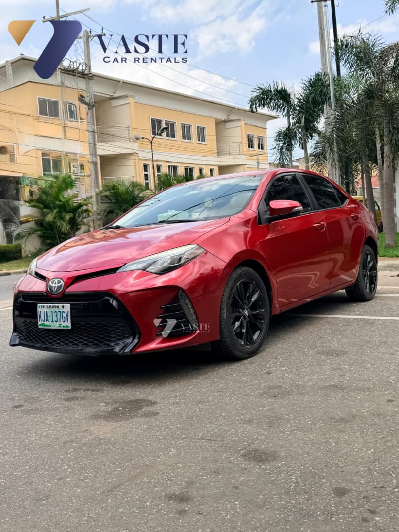 Toyota Corolla 2017 for rent by VASTE LIMITED